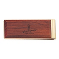 Executive Collection Natural Wood Money Clip